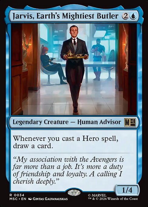 Example Deck for Jarvis, Earth's Mightiest Butler