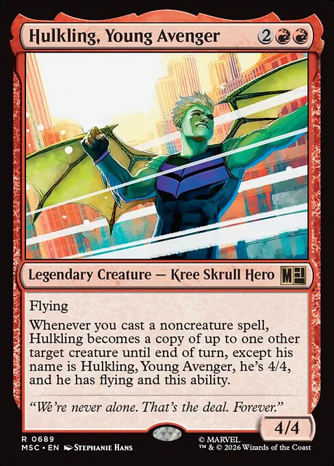 Example Deck for Hulkling, Young Avenger