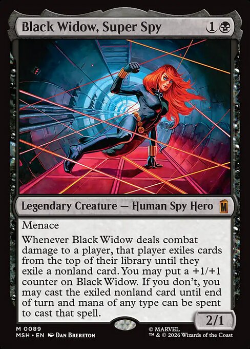 Example Deck for Black Widow, Super Spy