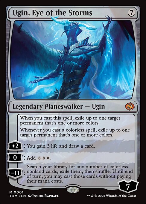 mtg ugin commander deck Ultimate Guard Sidewinder 133+ Xenoskin Tarkir: Dragonstorm   Ventura Games You gain 7 life Arena Ugin // Commander (Ugin,