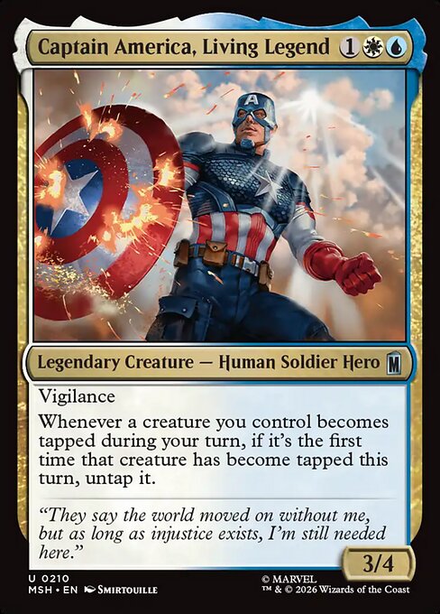 Example Deck for Captain America, Living Legend