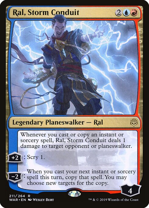 ral cards mtg Ral, Monsoon Mage cEDH Proxy Deck  Gilded Goblet Izzet Viceroy deals damage to target creature equal to the total number of instant and sorcery cards you own in exile and in your graveyard We saw this art before,