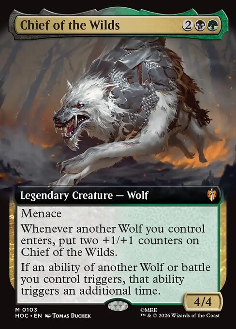 mtg best wolf cards Magic: the Gathering - Young (134) Wolf Riders and Changelings: Building