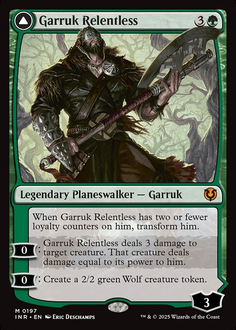 mtg garruk commander deck Magic: The Gathering Garruk, Savage Herald Planeswalker Destroy another target planeswalker Garruk Relentless (Card) | EDHREC