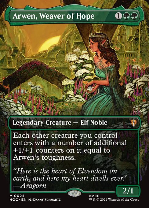 aragorn and arwen mtg card Arwen, Wed (Foil) (LTR) Aragorn and Arwen, Wed (Commander)