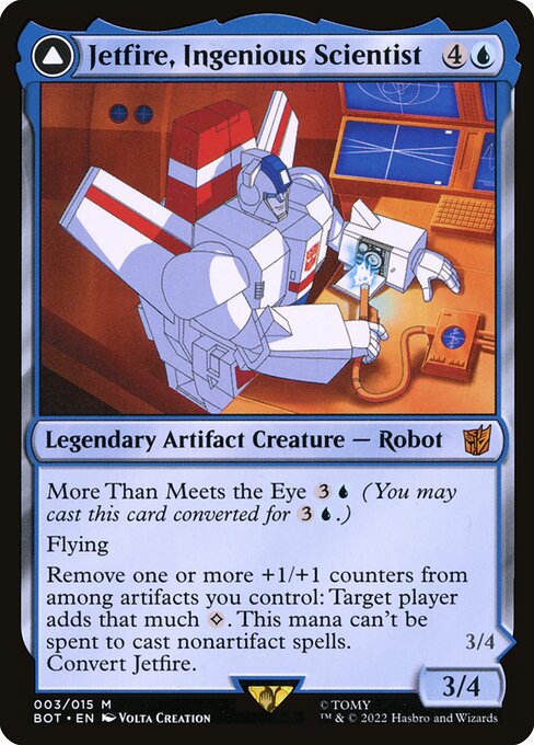 Example Deck for Jetfire, Ingenious Scientist