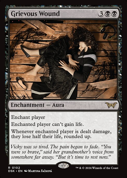 mtg cards like wound reflection [81] [Shadowmoor] [Foil]  Face to Face Games At the beginning of each end step Grievous Wound + Wound Reflection