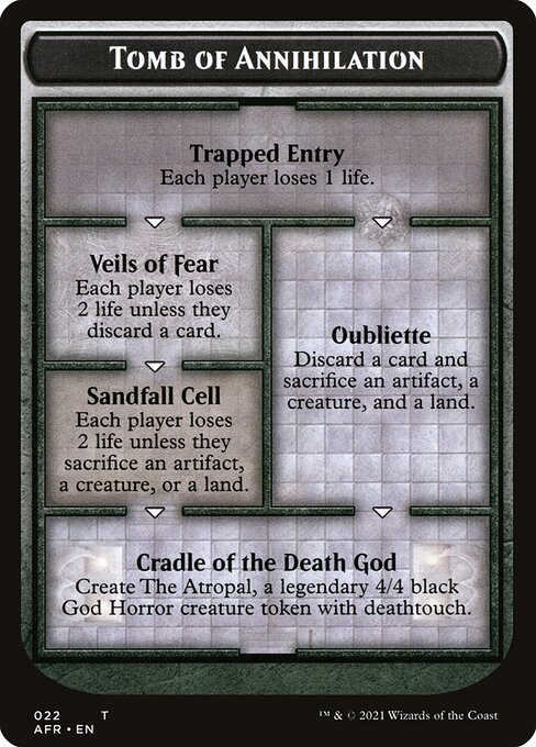 mtg dungeons of death card list Magic: The Gathering Adventures in The Forgotten Realms Commander Deck  (White-Blue-Black) : Toys & Games Adventures in the Forgotten Realms
