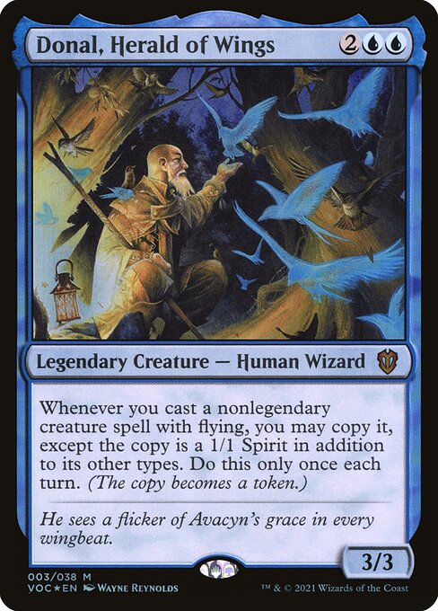 Example Deck for Donal, Herald of Wings