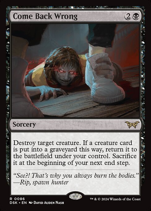 mtg house of horrors card list Magic: The Gathering Duskmourn: Nightmare Bundle : Toys & Games She sees the faces of those who wronged her in everyone she encounters. duskmourn card list mtg These