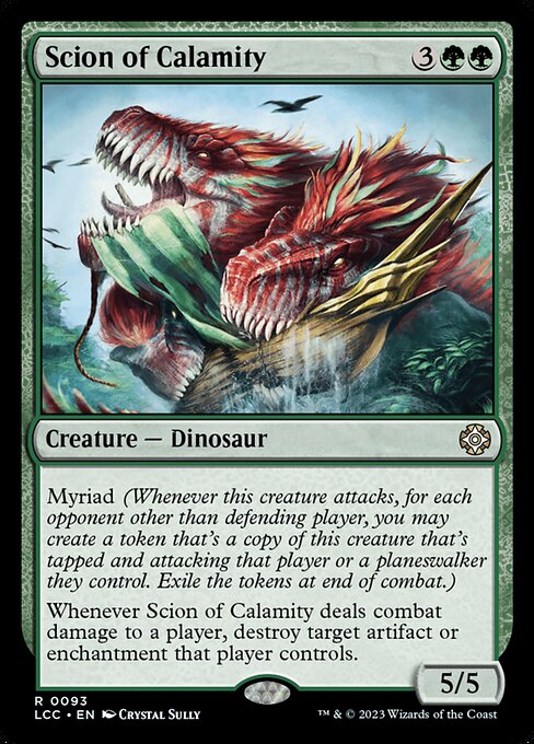 myriad mtg cards The Everflowing Well // The Pools - Single Card sacrifice it and create a number of 1/1 colourless Construct artifact creature tokens equal to its power. Myriad Landscape - Commander Legends
