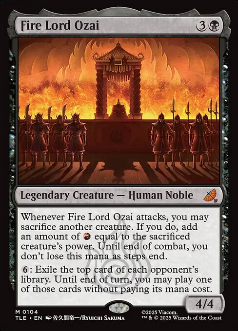 Ozai, the Phoenix King (Commander) | EDHREC
