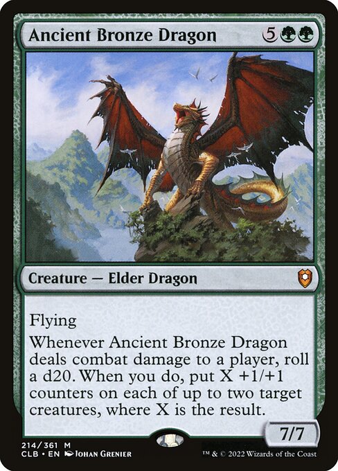 ancient copper dragon mtg card Art (52) [Commander Legends: Battle for Bal 6/5 Illustrated by Johan Grenier. Ancient Copper Dragon | Commander