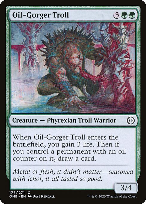 mtg oil counter cards Mindsplice Apparatus Phyrexia: All Will Be One (ONE) #382 Scryfall Magic: The Gathering Search
