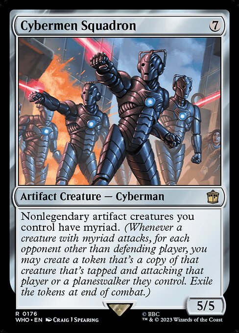 davros mtg card Magic The Gathering - Universes Beyond - Doctor Who
