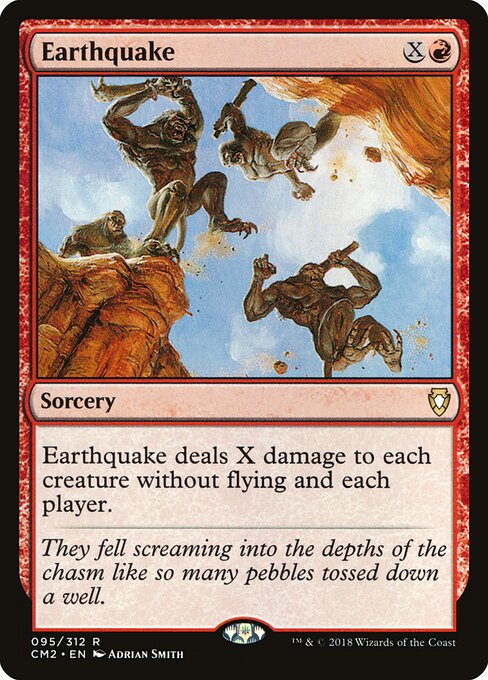 cards like earthquake mtg Similar to Rolling (foil) Earthquake deals X damage to each creature without flying and each player. Erdbeben MTG - Magic: The