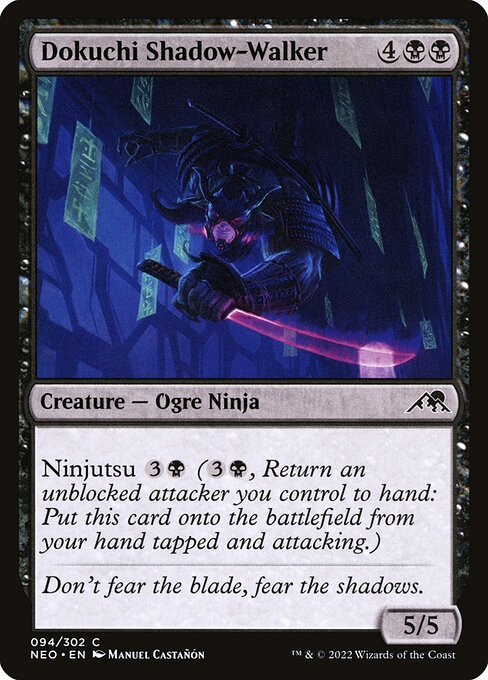 best ninjutsu cards mtg The Top 10 Ninjas for Commander Each opponent loses life equal to that cards mana value. NINJUTSU STEALTH-60 Card-mtg-magic the Gathering
