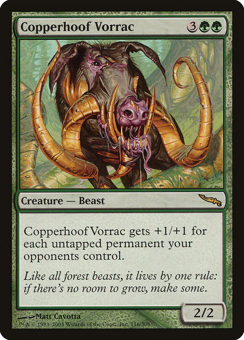 ironhoof boar mtg card text MTG Kamigawa: Neon Dynasty Ironhoof Boar 148 NM/M