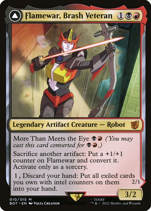 Example Deck for Flamewar, Brash Veteran