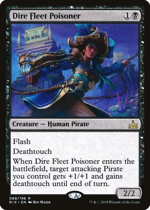 mtg pirate themed cards Admiral Brass and 1 reference card The Best Cards For A