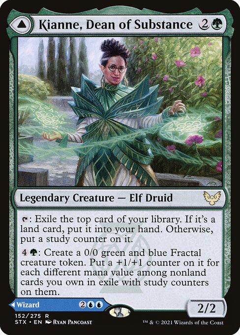 Example Deck for Kianne, Dean of Substance