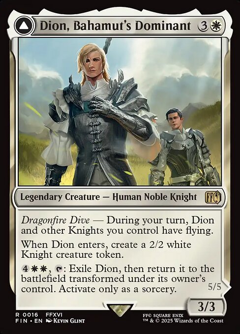 Example Deck for Dion, Bahamut's Dominant