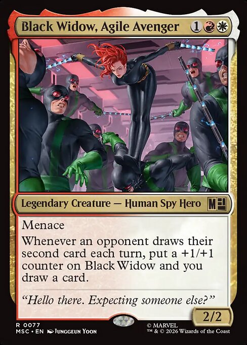 Example Deck for Black Widow, Agile Avenger