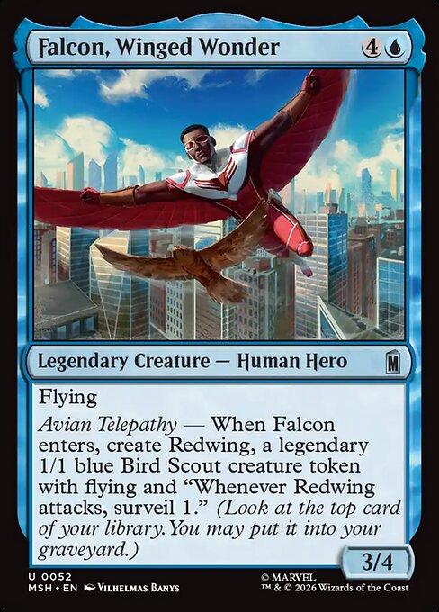 Example Deck for Falcon, Winged Wonder