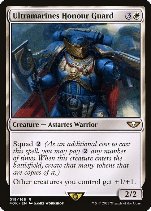 mtg 40k commander deck Magic: the Gathering: Universes Beyond Warhammer 40,000 Finally got some Warhammer 40k