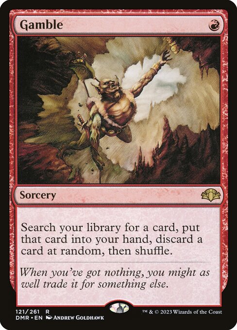 cards like gamble mtg BORDERLESS FOIL Special Guests Karlov Manor 0024 NM Gamble #132 Holo from Eternal