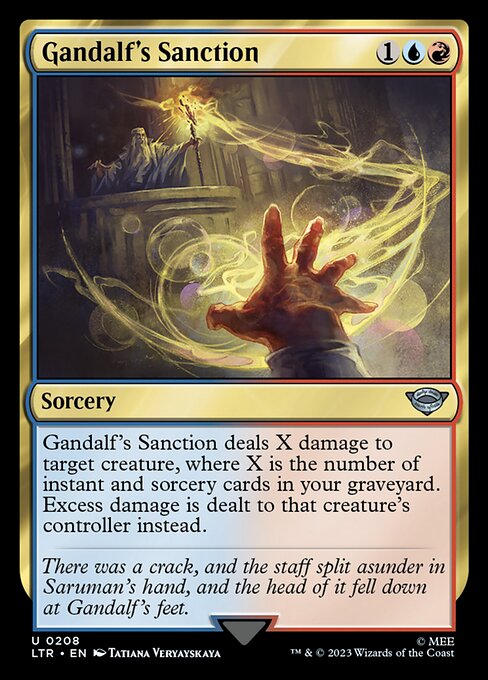 gandalf cards mtg the Grey - Single Card Whenever the Ring tempts you Gandalf the White