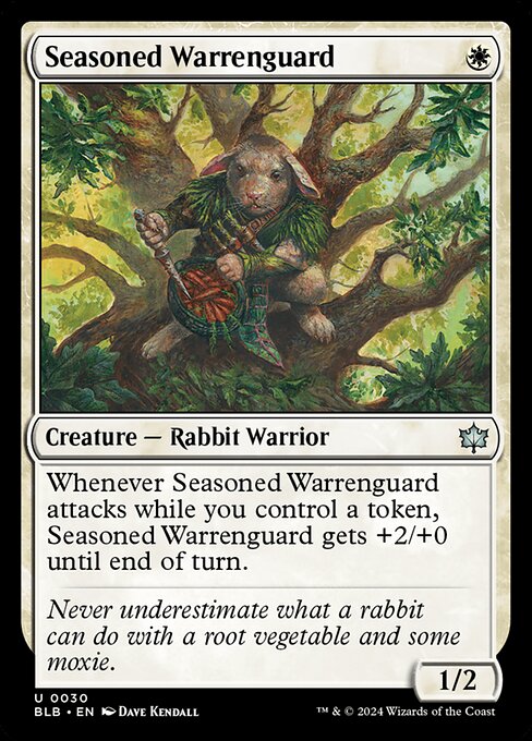bunny cards mtg Magic The Gathering - When Fluffy Bunnies Attack The Gathering set Bloomburrow Commander. Rabbit Herd : r/custommagic
