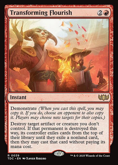 mtg best transform cards Mechanical Memories - Transformation Information Transforming Flourish (Card) | EDHREC