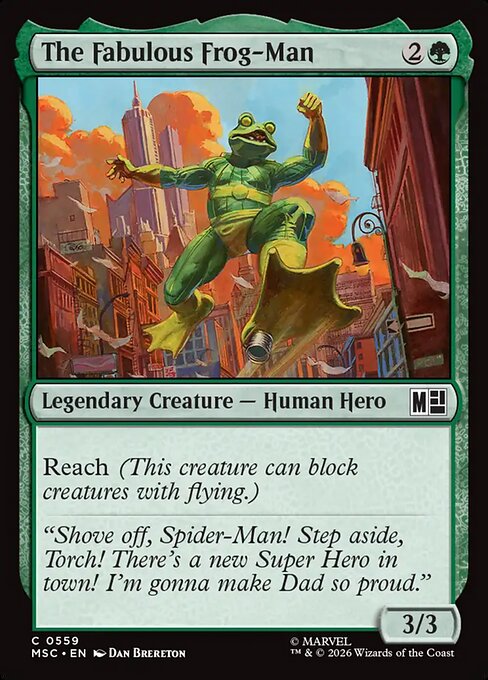 frog deck mtg commander EDH Deck Grolnok, the Omnivore 100 Magic Cards Custom Deck Frogs Self Mill Simic Deck The Fabulous Frog-Man (Commander) |