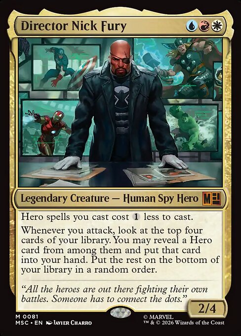 Example Deck for Director Nick Fury