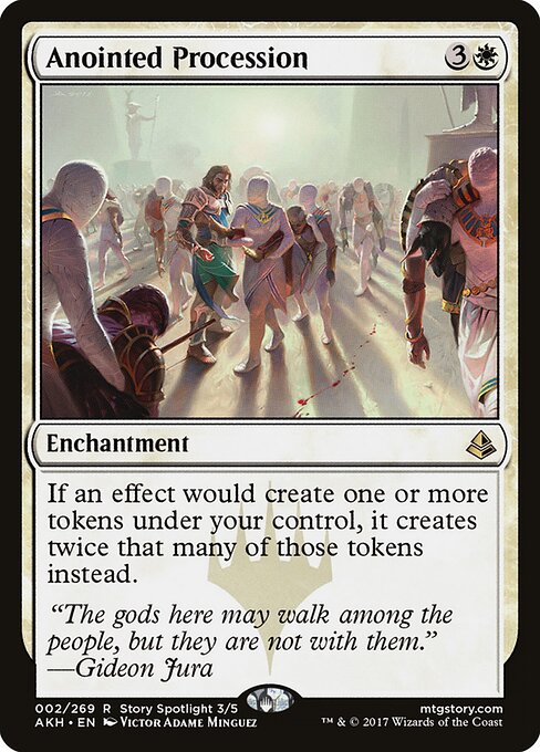 mtg cards like anointed procession The fonts open sourced and or properly commercially licensed How does Anointed Procession interact