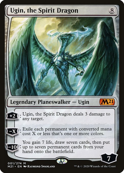 mtg ugin commander deck Ultimate Guard Sidewinder 133+ Xenoskin Tarkir: Dragonstorm Ventura Games Whenever you cast a colorless spell Ugin, Eye of the Storms