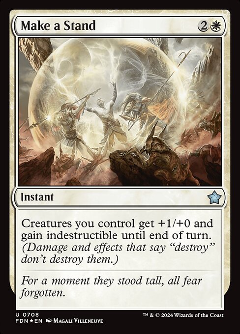 make mtg card a Stand (Card) Return two cards at random from your graveyard to your hand. Make Your Move - Foundations