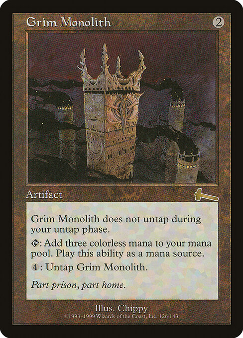 Power Artifact + Grim Monolith | EDHREC