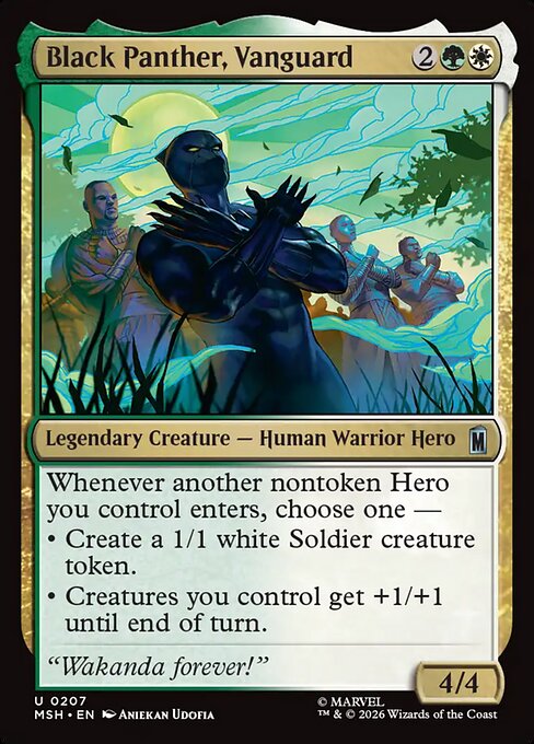 Example Deck for Black Panther, Vanguard