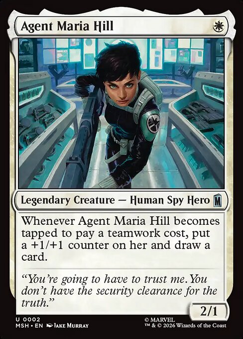 Example Deck for Agent Maria Hill