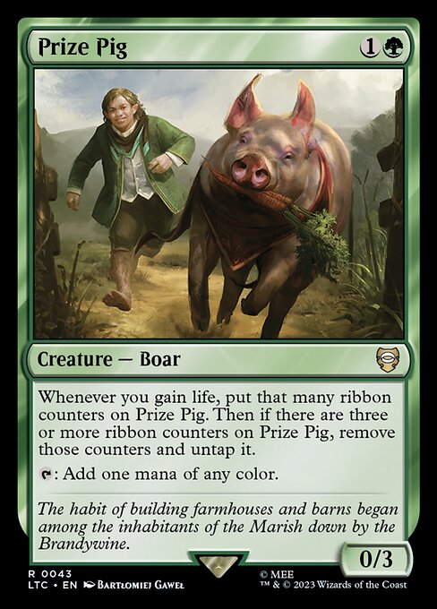 bilbo card mtg Bilbo, Birthday Celebrant LotR LIFEGAIN Magic Custom Commander Dec CommanderComplete The Lord of the Rings Bilbo, Birthday Celebrant (Commander) |