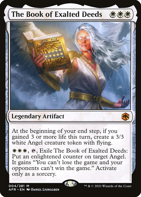 mtg exalted commander deck Bant Flying Whenever Exalted Angel deals damage Exalted Deck -MTG