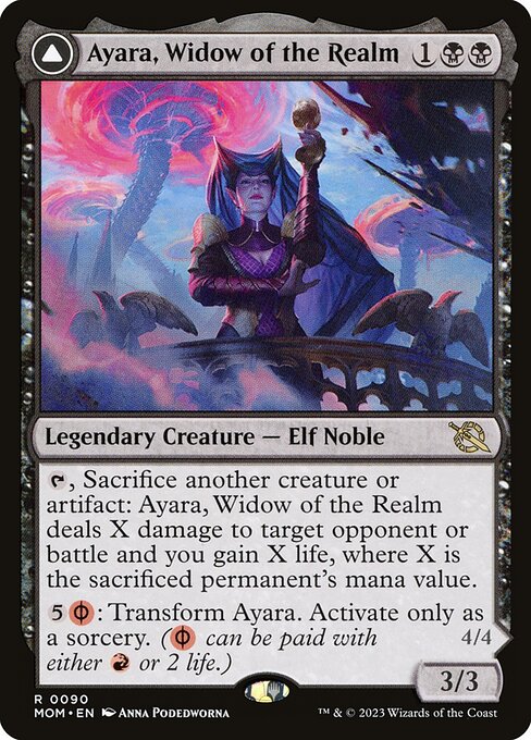 Example Deck for Ayara, Widow of the Realm
