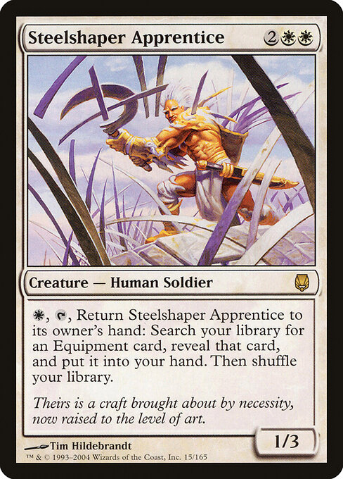 iron apprentice mtg card text Print put those counters on target creature you control. Would Iron Apprentice come back