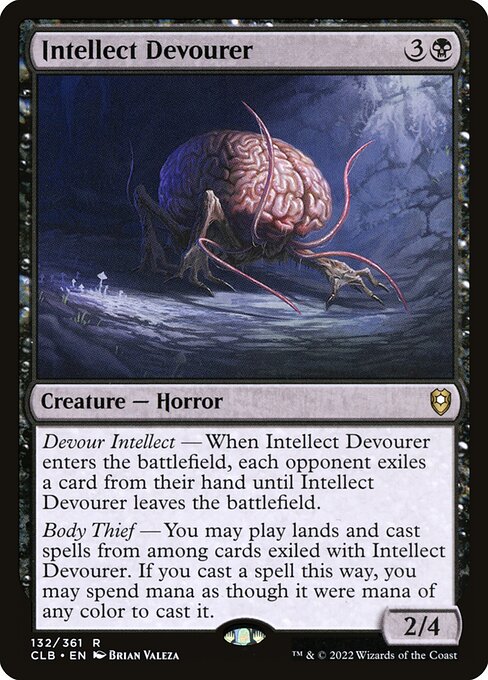 mind flayer mtg commander deck Magic The Gathering Legends: Battle for Baldur's Gate Commander  Flayarrrs + Collector Booster Sample Pack : Toys & Games if your Commander deck is in Chinese MTG Commander Deck Box RED