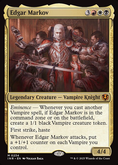 マジック：ザ・ギャザリング Edgar Markov EDH/Commander deck Edgar Markov (Commander) | EDHREC