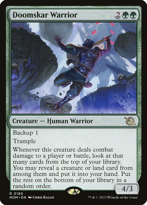 mtg cards with backup Magic: The Gathering March of The Machine Commander Deck put a +1/+1 counter on target creature. Backup in MTG: Rules, History,