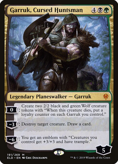 mtg garruk commander deck Garruk's Uprising It contains the spells you know and the creatures you can summon to fight for you Garruk, Cursed Huntsman (Card) |