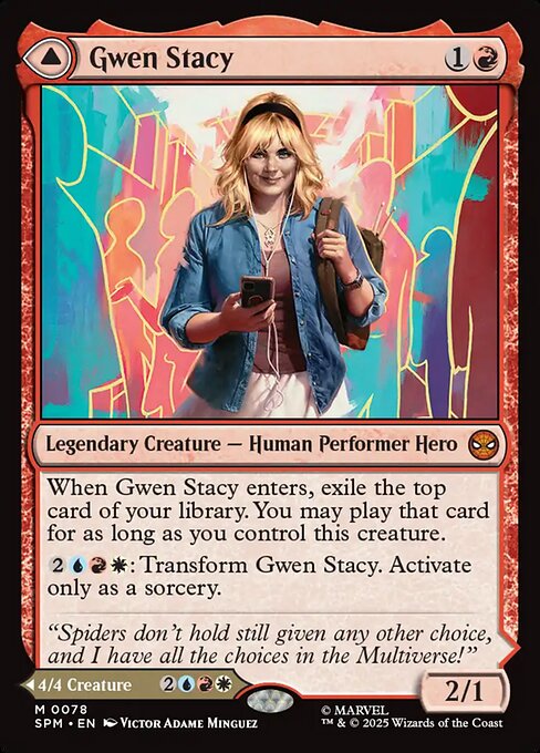 Example Deck for Gwen Stacy